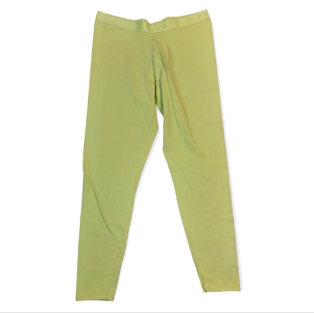 Savage X Fenty Green Lemongrass High Rise Cotton Leggings Size L